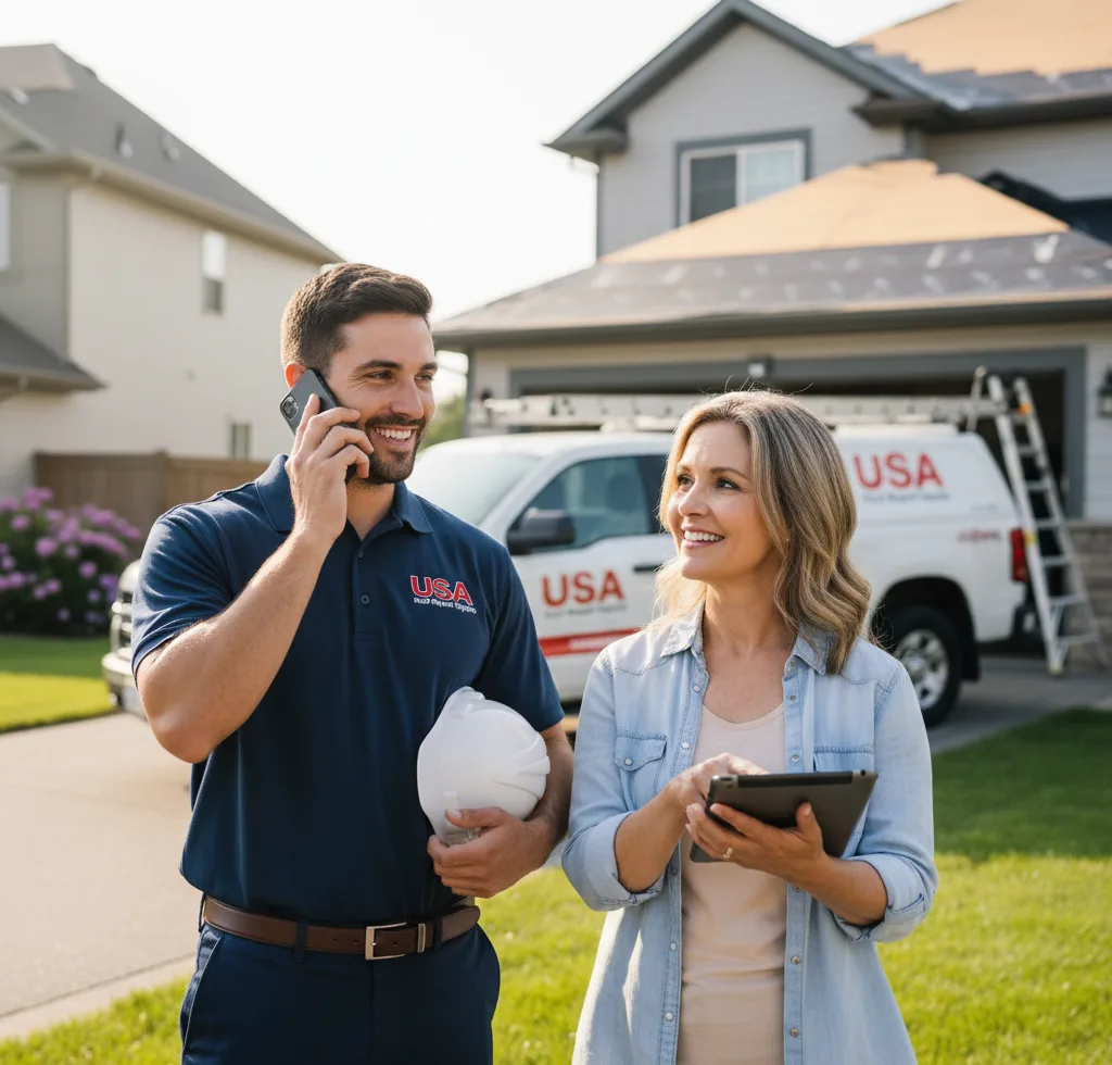 USA Roof Repair Experts customer support in Cropwell